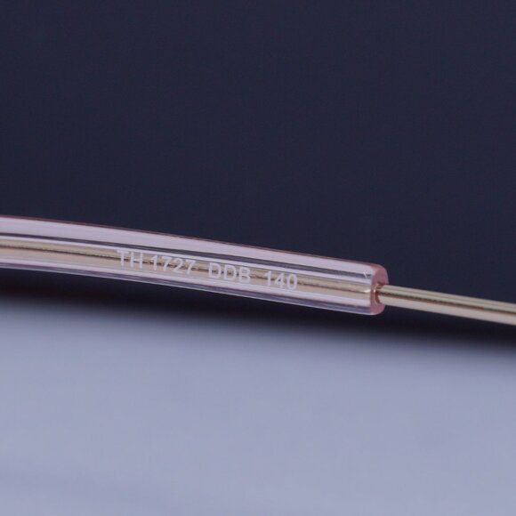 Tommy Hilfiger TH 1727 0DDB 00 Geometric Eyeglasses – Gold Cooper 52mm - Picture 8 of 10